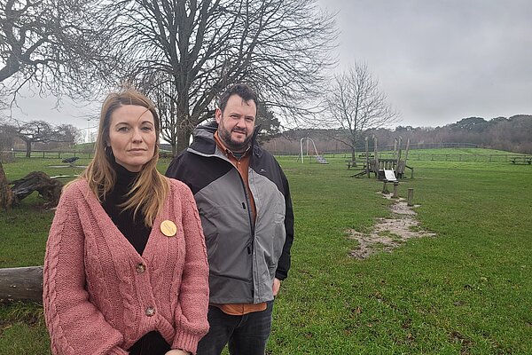 Photo of Councillor Olivia Brown and Councillor Richard Herrett 